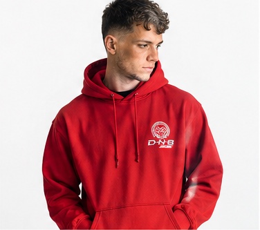 Red D-N-B hoodie